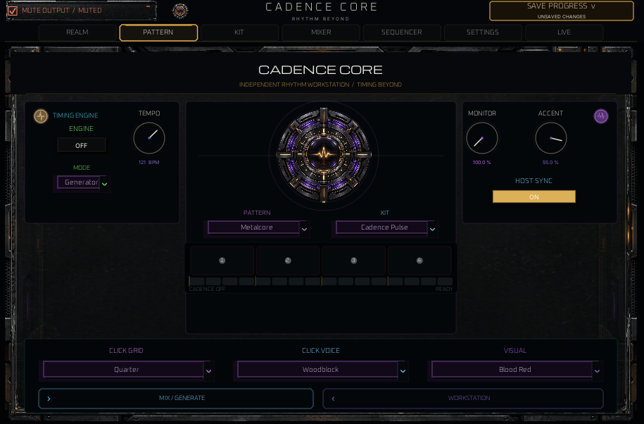 Cadence Core rhythm engine